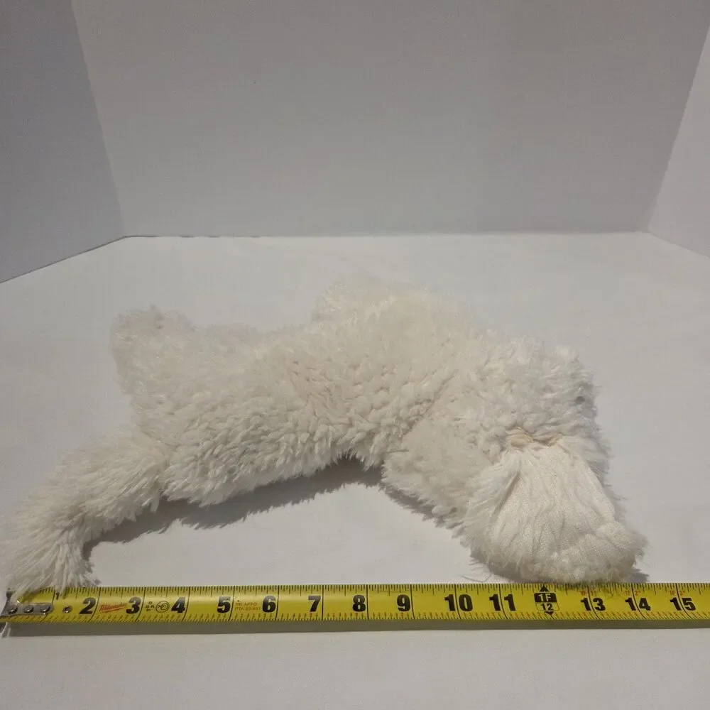 Folkmanis Maltese Puppy White Dog Full Body Puppet Plush Toy 14